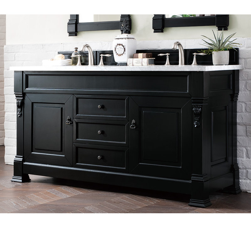 Darby Home Co Vivanco 60'' Double Bathroom Vanity with Marble Top & Reviews Wayfair